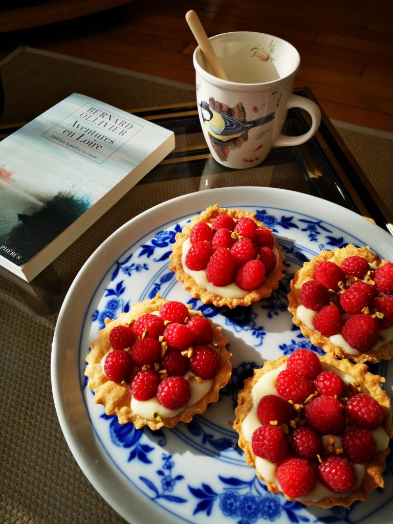 assiette de tartes aux fraises